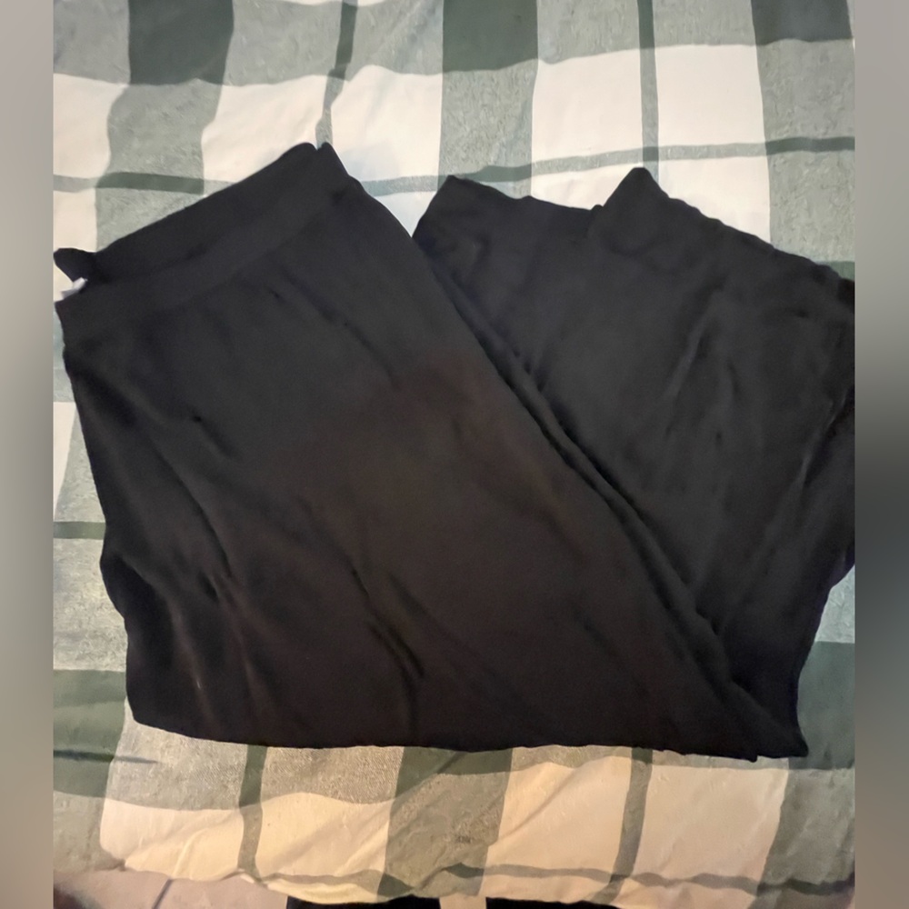 Black maxi skirt